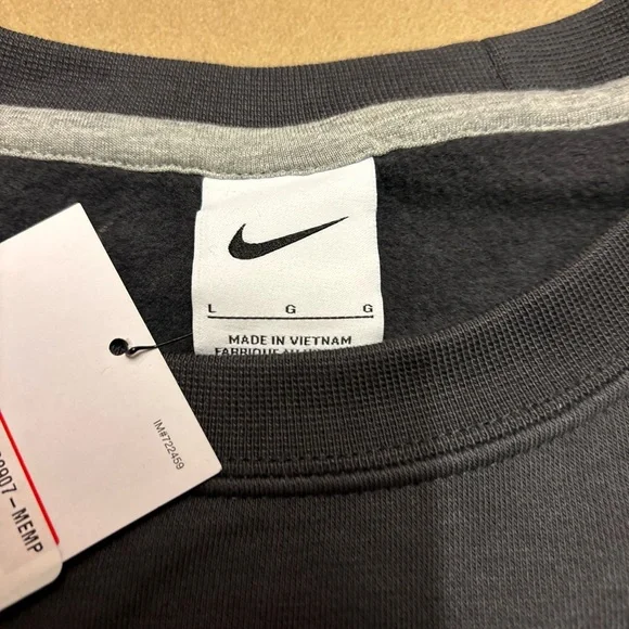 Nike University Of Memphis Tigers Sweatshirt Mens Size Large Gray NEW - Picture 5 of 9